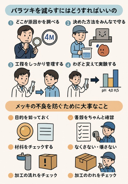 メッキの品質管理