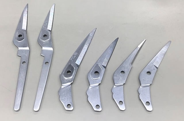 硬質クロムメッキ加工（フッ化物浴）　膜厚５μｍ程度　刃物