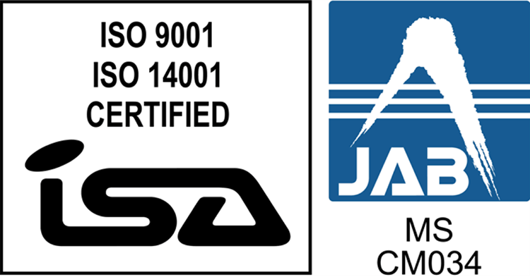ISO9001・ISO14001認証工場